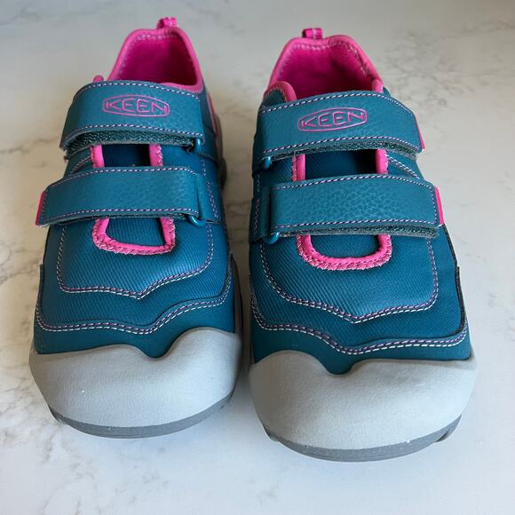 Keen Blue Coral Knotch Hollow Double Strap Sneaker size 5 - Picture 3 of 7